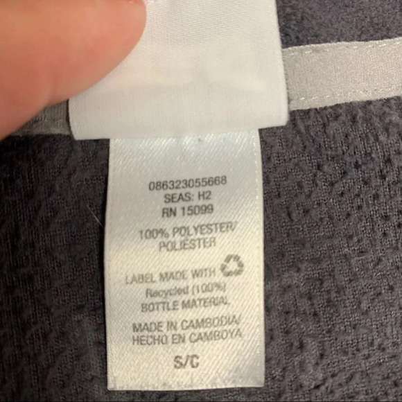 Everlast gray fitted fleece full zip jacket size S - Picture 8 of 10